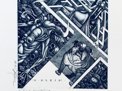 Dušan Polakovič, Ex Libris 02, 21x21 cm, 130 EUR