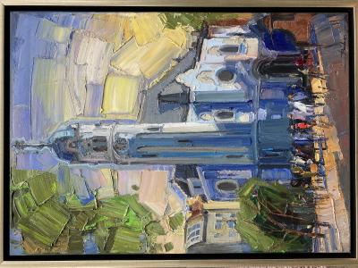 Bratislava Modry Kostolik I 70x50 900 Eur