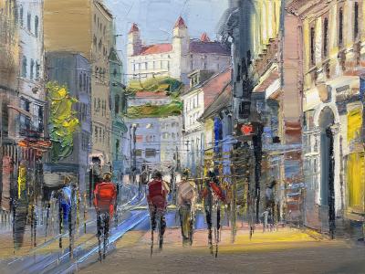 Bratislava Obchodna I 70x100 1200 Eur