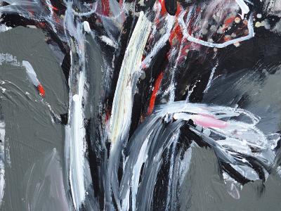 MAREK ORMANDÍK, ŠEDÁ KYTICA, AKRYL NA PLÁTNE, 100X70 CM, 3.400,- EUR