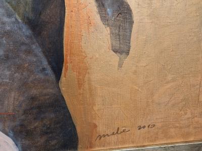 MABE, POCTA KLIMTOVI, 130x130 cm, olej, signovaný, cena: 3000 EUR