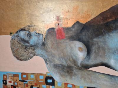 MABE, POCTA KLIMTOVI, 130x130 cm, olej, signovaný, cena: 3000 EUR