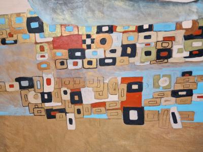 MABE, POCTA KLIMTOVI, 130x130 cm, olej, signovaný, cena: 3000 EUR