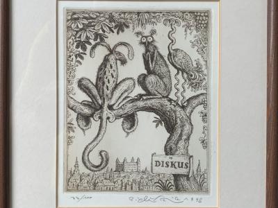 Peter Kľúčik, Ex Libris DISKUS, cena: 130 EUR