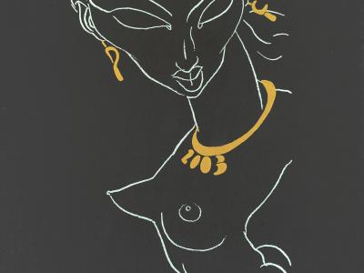 Boris Jirků, Šperk 2003, serigrafia, 25x30 cm, 380 EUR