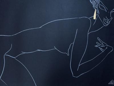 Boris Jirků, Akt D, serigrafia, 70x100 cm, 850 EUR