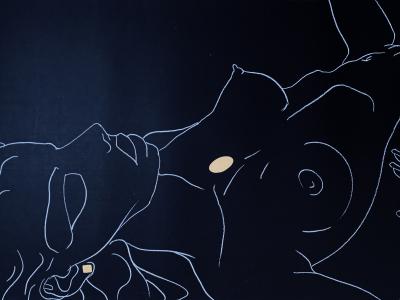 Boris Jirků, Akt B, serigrafia, 70x100 cm, 850 EUR