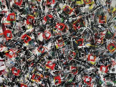 Red Houses 2023 90x90cm 1000EUR