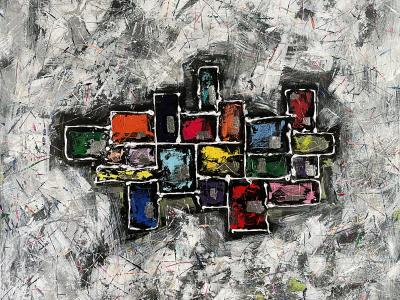 Silvercity 2023 100x100cm 1400EUR