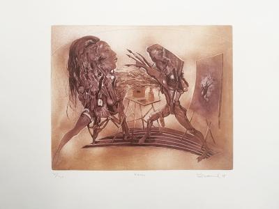 Karel Demel, Model, 50x36 cm, 240 EUR