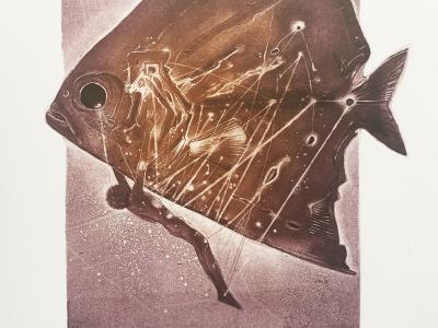 Karel Demel, Hlubina I., 25x35 cm, 160 EUR