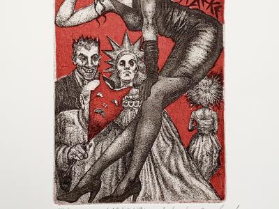 Katarína Smetanová, Karneval, 15x21 cm, 70 EUR