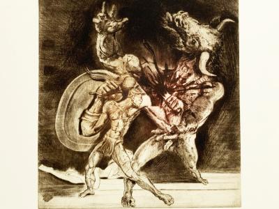 Igor Piačka, Minotaurus, 29x35 cm, 190 EUR