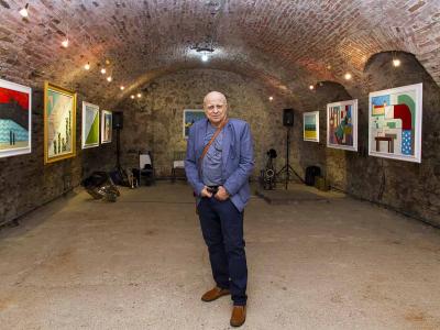 Ivan Mládek, 30x45, Ram 40x50, Pod Sklom, 150 EUR