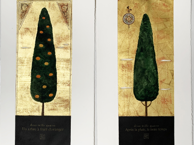 YOSHIKO TSBOUCHI, STROM I. a II., á 38x76, á 590 EUR